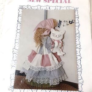 Vintage Sew Special sewing pattern Best Friends My Kitty & Me Broom Cover